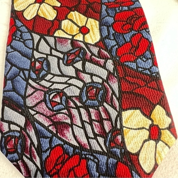 Beautiful Vintage OSCAR DE LA RENTA Men’s Slik Tie - Picture 2 of 7